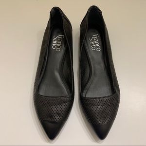 Franco Sarto Black Flats